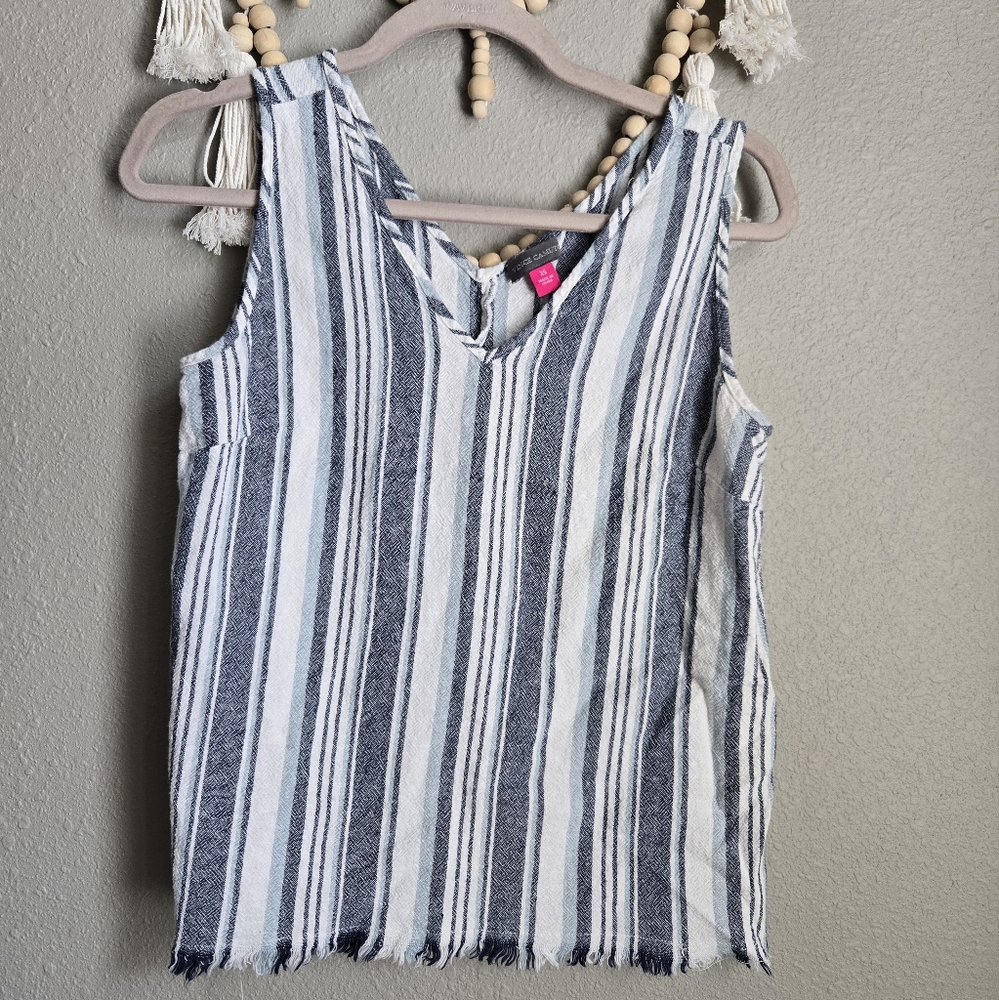 Vince Camuto Linen Blend Top,  Size XS